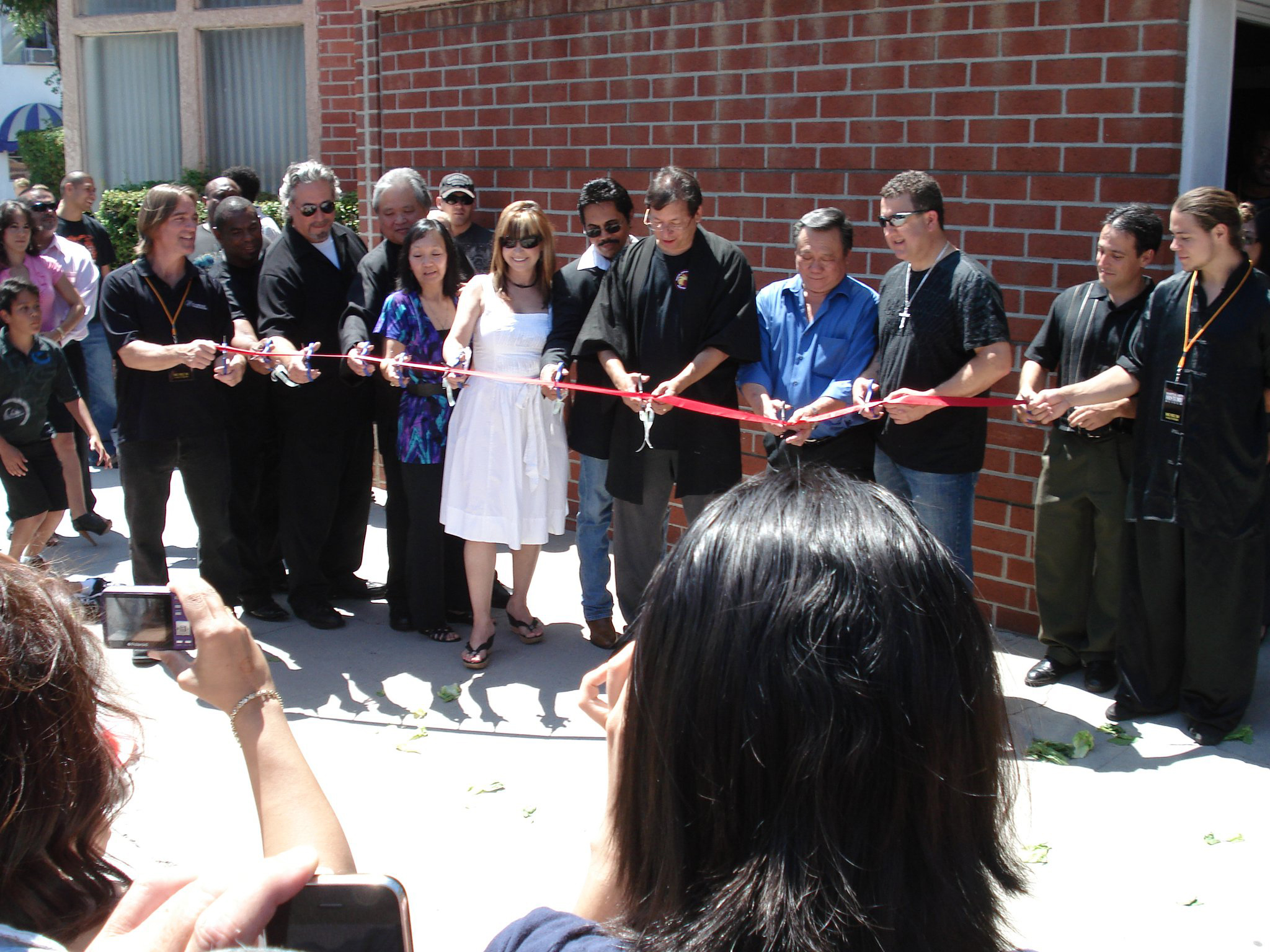 Ribbon_cutting_burbank Martial Arts History Museum